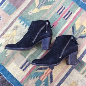 Dolce vita black zipper boots